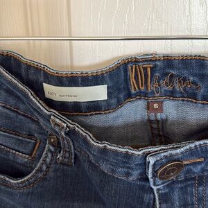 KUT From The Kloth Women's Katy Boyfriend Jeans Sz 6 Mid Rise Zipper Fly